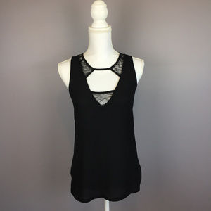 EXPRESS Lace Trimmed Choker Tank